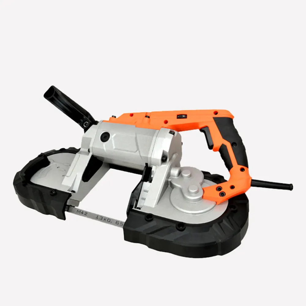 

Metal cutting machine R2103-1/T Band saw machine 1100W Small Woodworking stainless steel sawing machine Cutter without base
