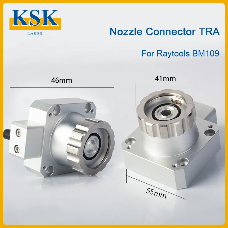 Raytools BM109 2D Laser Head Parts Connector Nozzle Connection TRA Plane For Metal Fiber Cutting Machine 1.5KW D32 Ceramic