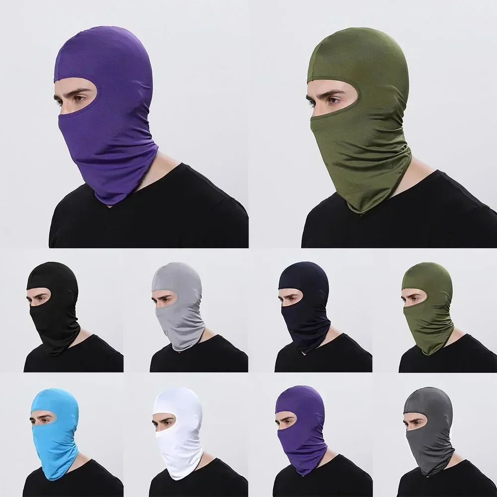 1x ​​Balaclava Motorcycle Face Mask Helmet Bandana Hood Ski Neck Full Face Mask Windproof Dustproof Face-Shield Men\'s Biker Mask