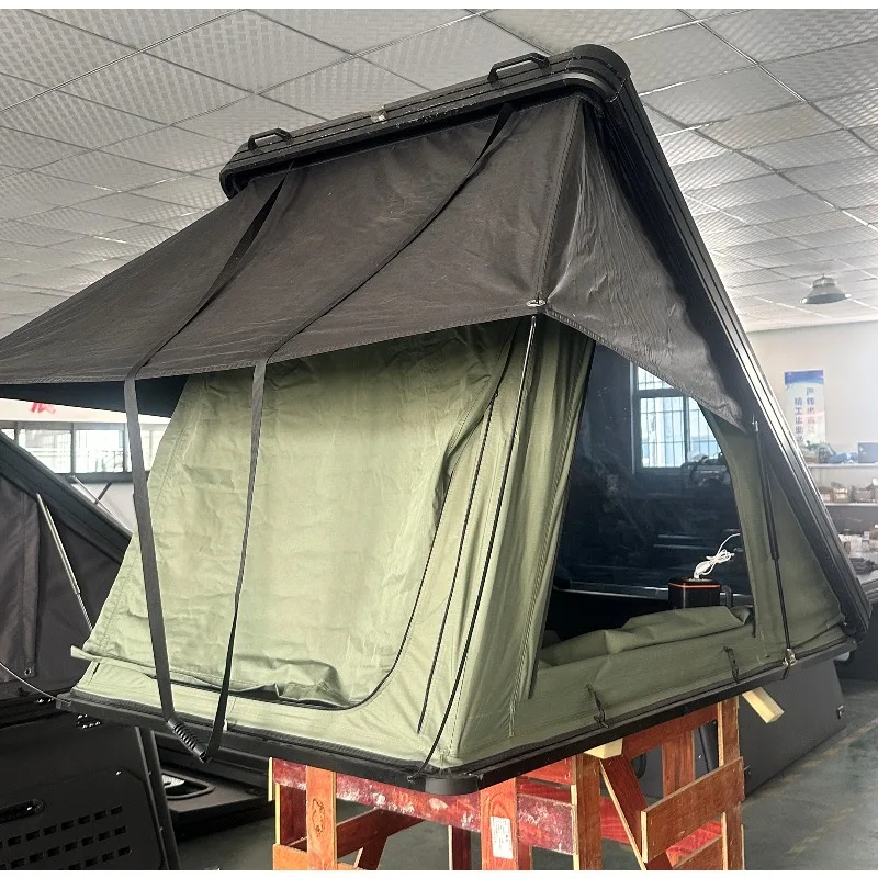 Aluminum hard shell roof tent