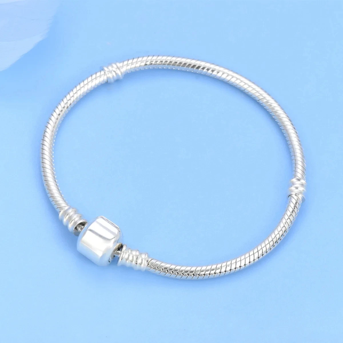 BABYLLNT 2024 New Fashion Jewelry 925 Sterling Silver Bracelet Snake Chain Bracelet Woman Jewelry Gift