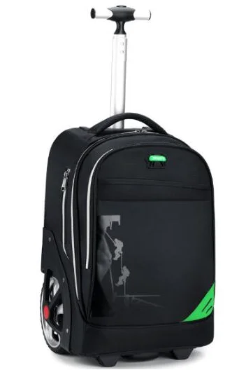 school wheeled Backpack bag Oxford Travel trolley bags travel bag with trolley rolling backpack school backpack bag on wheels