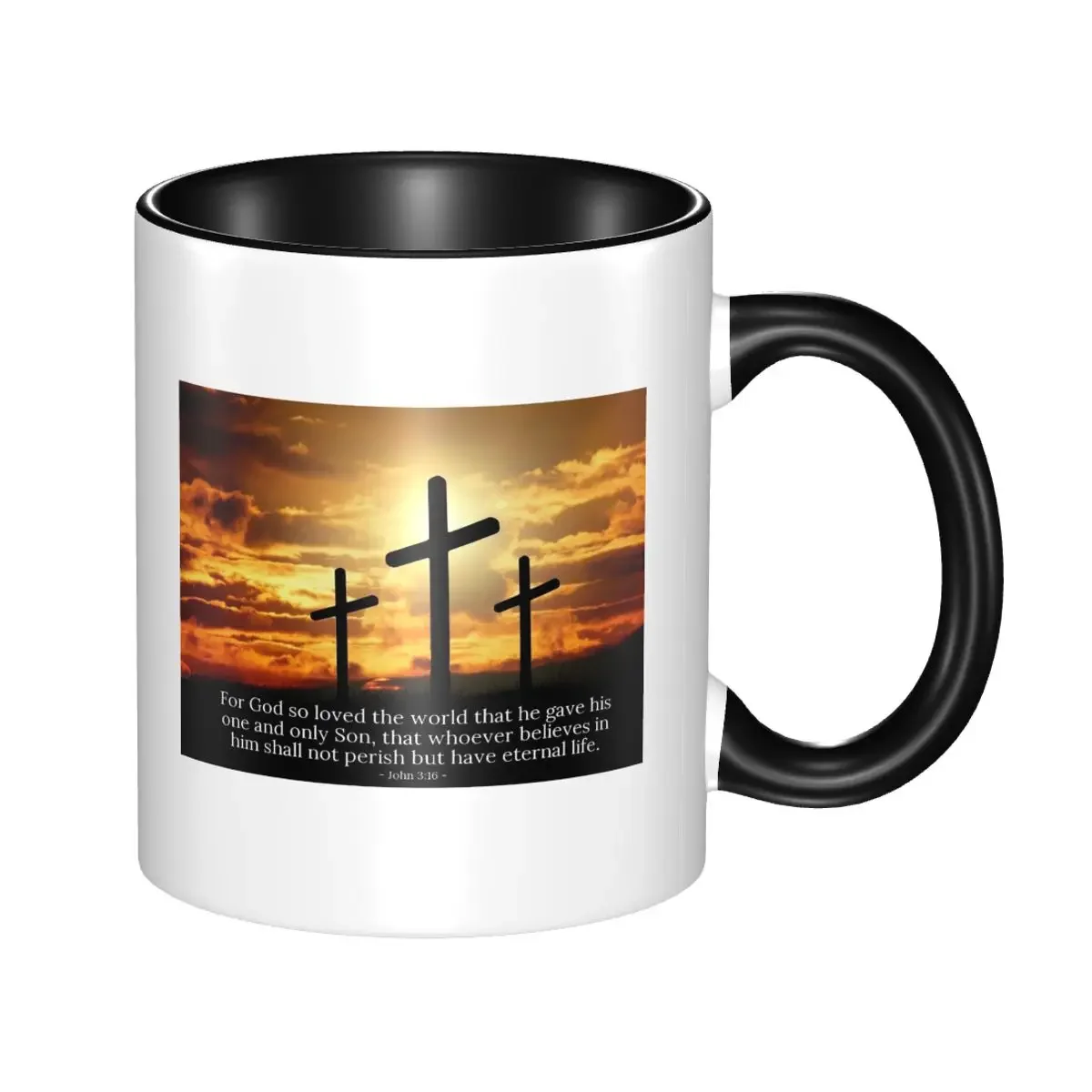 

Christ Christian Jesus Cross Mug Funny Ceramic Coffee Cups Tea Mugs Milk Cup Drinkware Gift for Woman Man