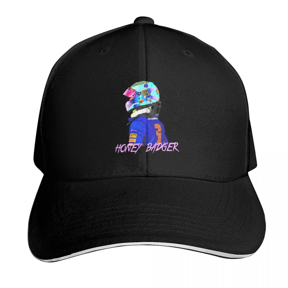 

Honey Badger print Baseball Cap custom Hat western Hat Hat Beach Golf Women's 2026 Men's