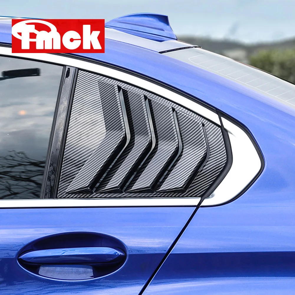 

Для BMW 3 серии I3 G20 G28 318i 320i 325i 330i 2019-2026: Аксессуары для автомобиля, накладки-жалюзи на заднее боковое стекло, декоративная рамка