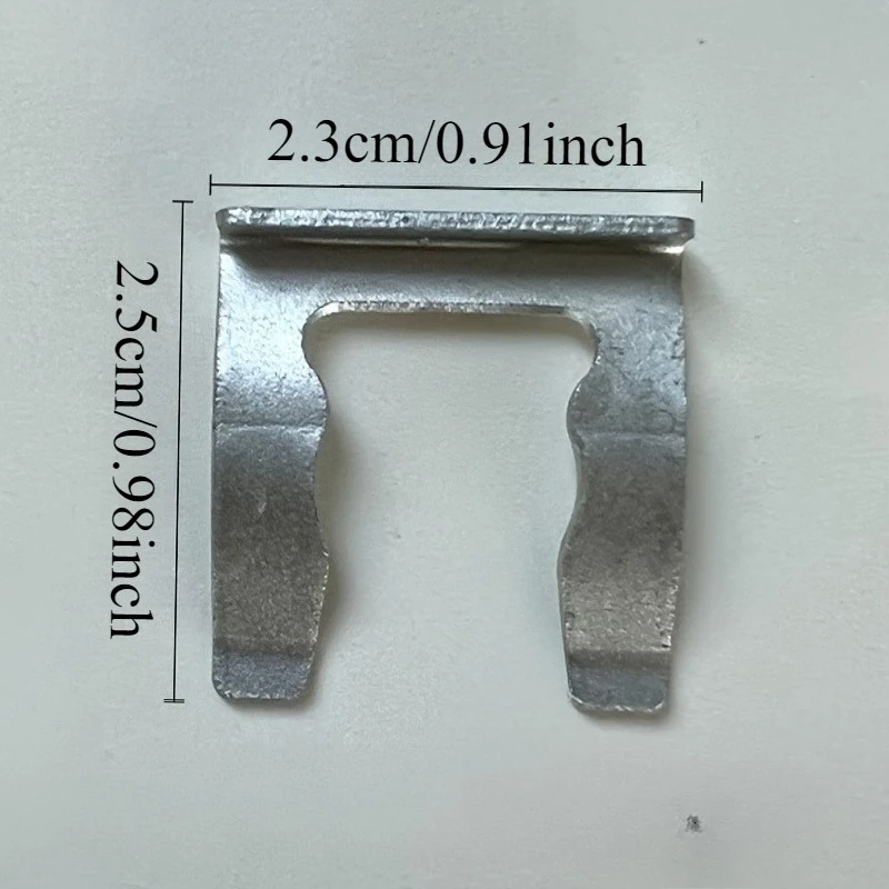 10/20 Stück Edelstahl U-förmige Bremsleitungsclips, Hochleistungs-Bremsölleitungshalterungen für Auto, LKW, Autoreparatur, Fahrzeuginnenausstattung – Detail 5