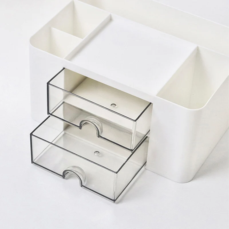 

1pcs simple creative transparent drawer storage box