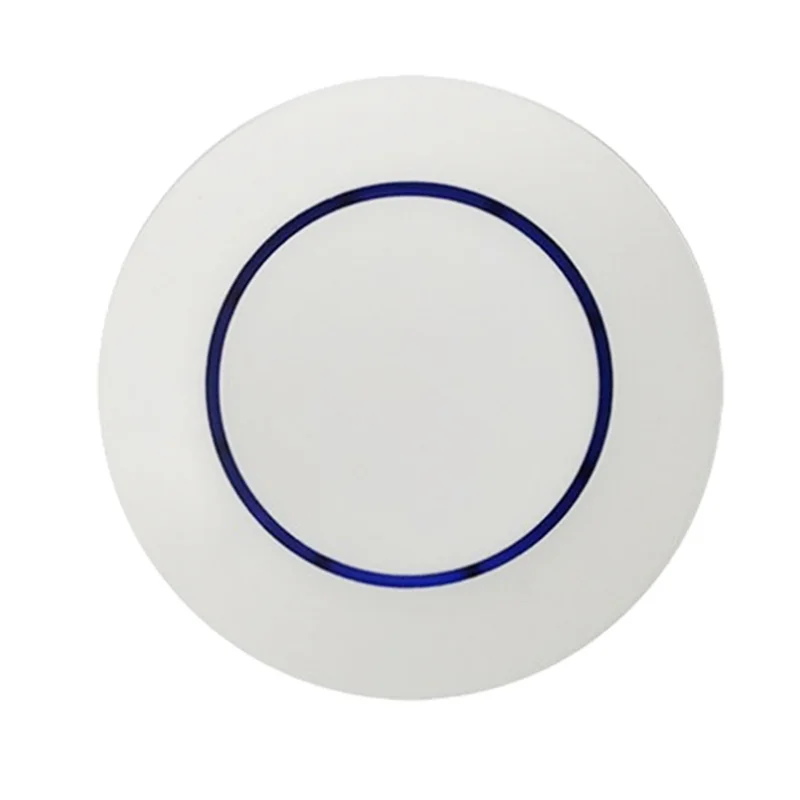 JABS-Tuya 433Mhz RF 리모컨 스위치 10A 릴레이 수신기 미니 원형 버튼 벽면 패널 스위치 (LED 조명 램프 팬용)