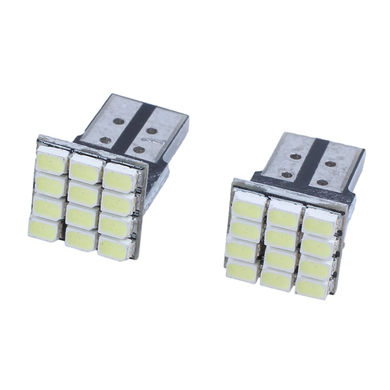 T10 W5W biały Canbus 1206 12-SMD LED 12V żarówka x4