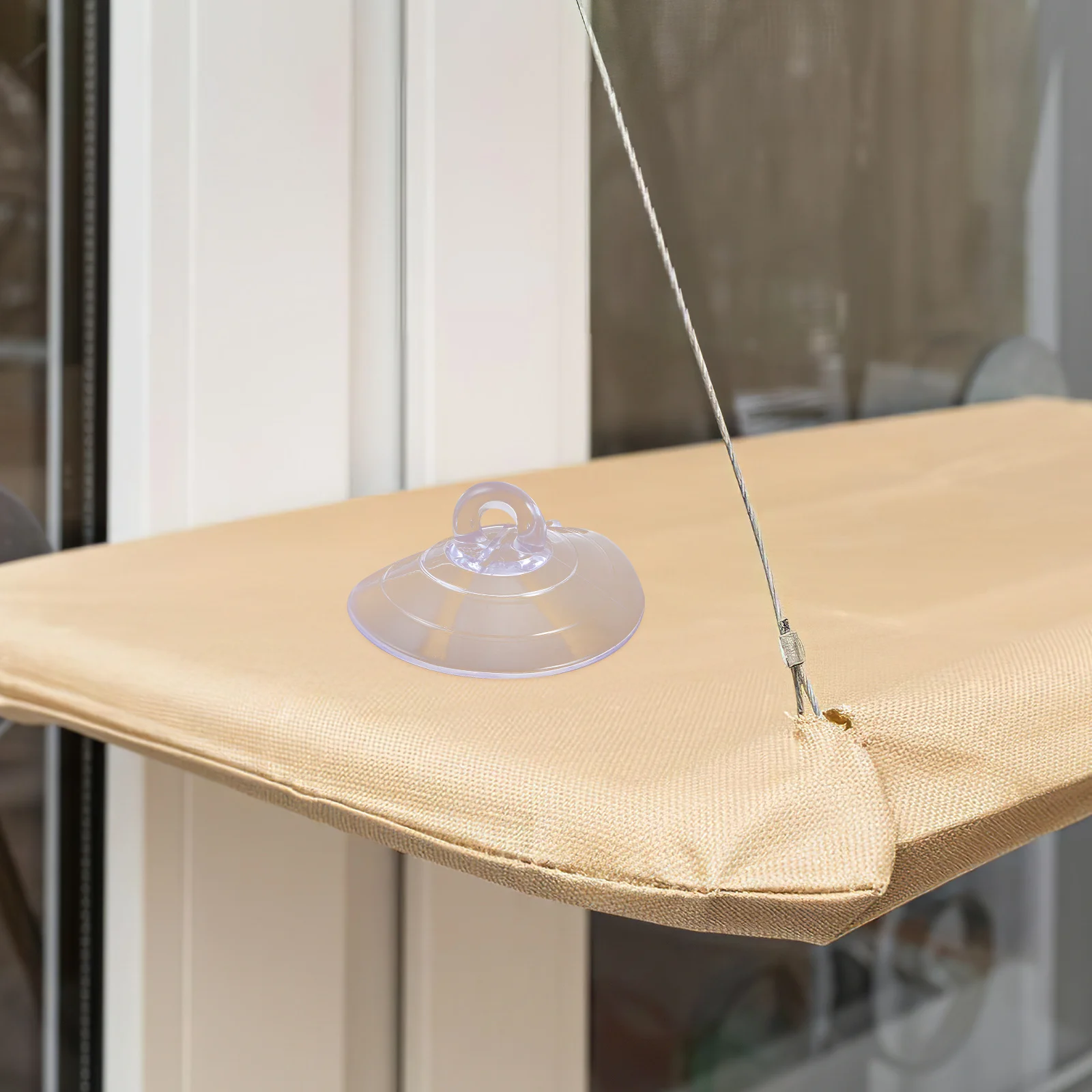 16pcs Cat Hammock Suction Cups Round Pvc Heavy Duty For Window Perch Glass Mount Replacement Pet Bed Support Kit