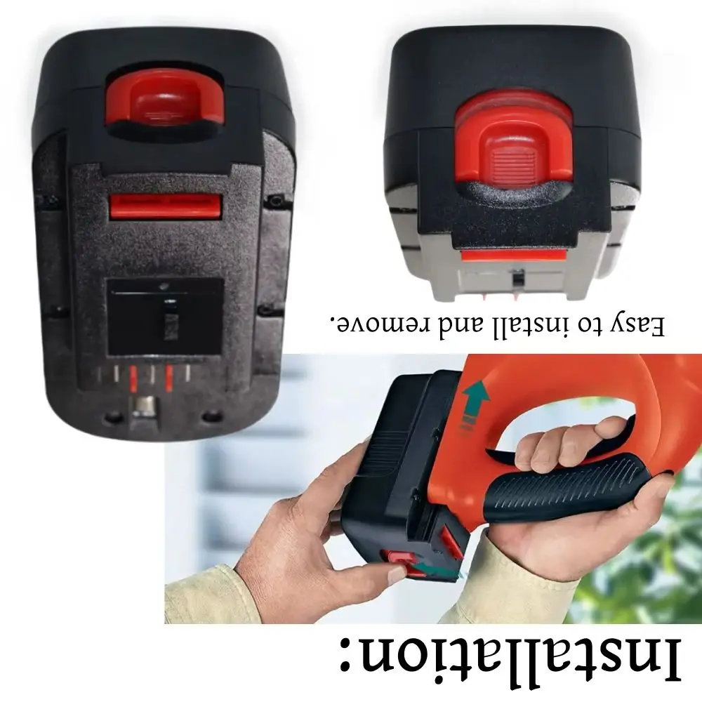 

Аккумулятор для электроинструмента 18 В, 6000 мАч для Black Decker A18 A1718 A18NH HPB18 HPB18-OPE FS1800CS FS1800D FS1800D-2 FS1800ID