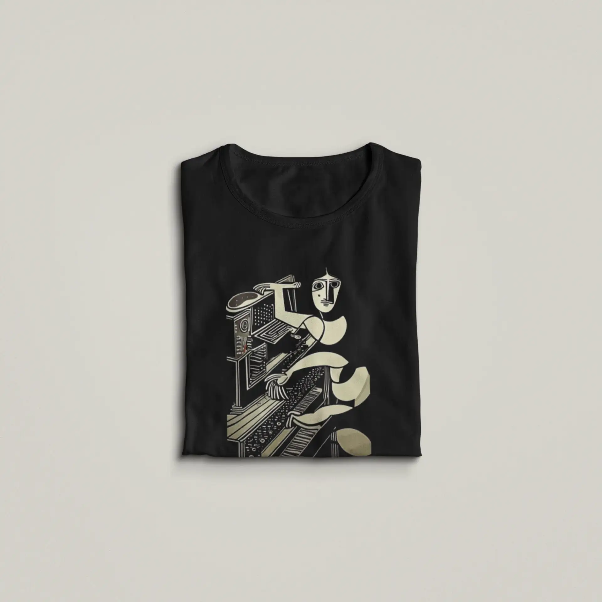 Pablo Picasso Synthesizer T Shirt Modular Synth Beat Maker Music Producer Analog Keyboard Player Dj