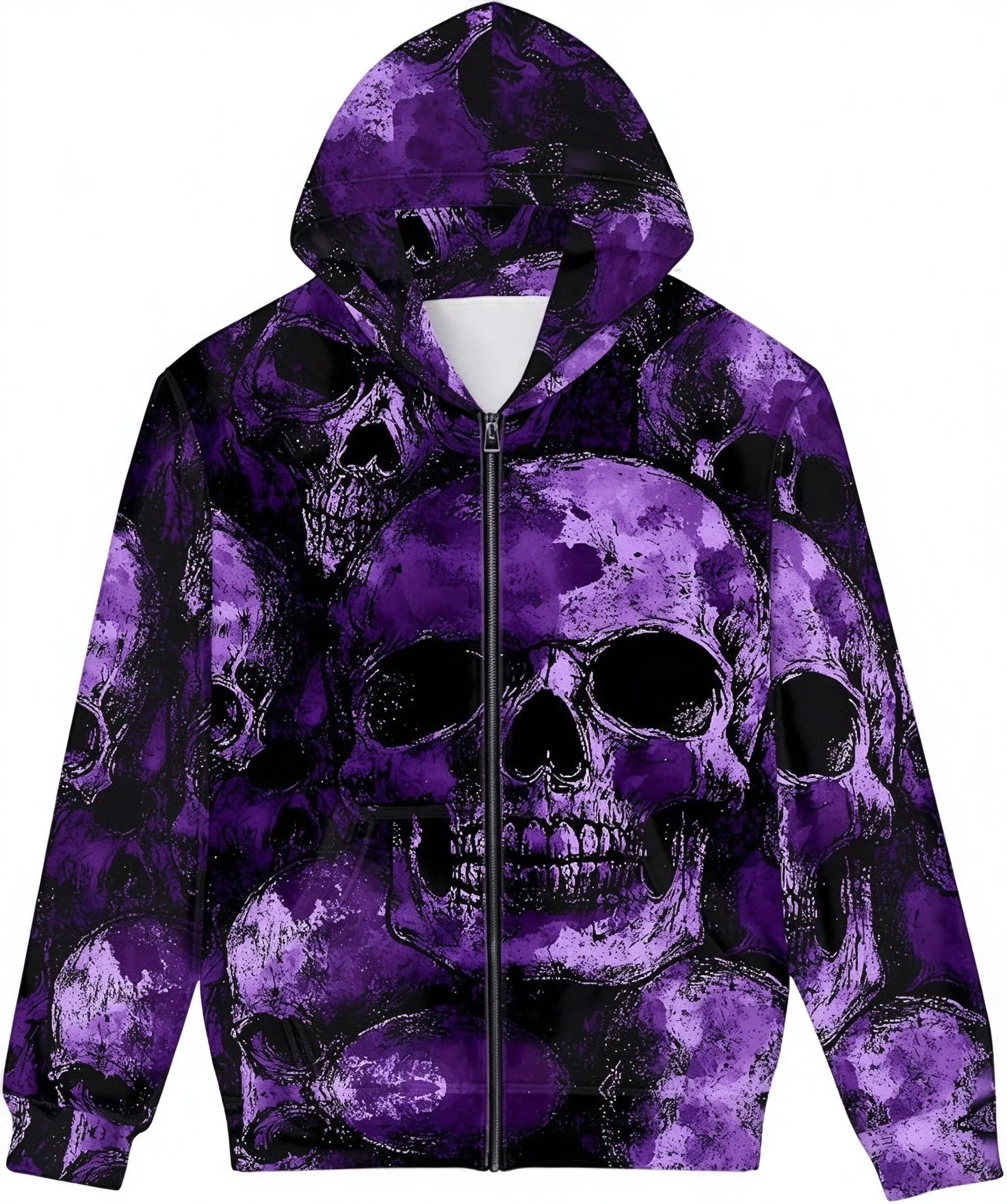 3D Digital Print Zip Up Hoodie Men Women Dragon Skull Eagle Wolf Graphic Zipper Sweatshirt Streetwear Casual Jacket