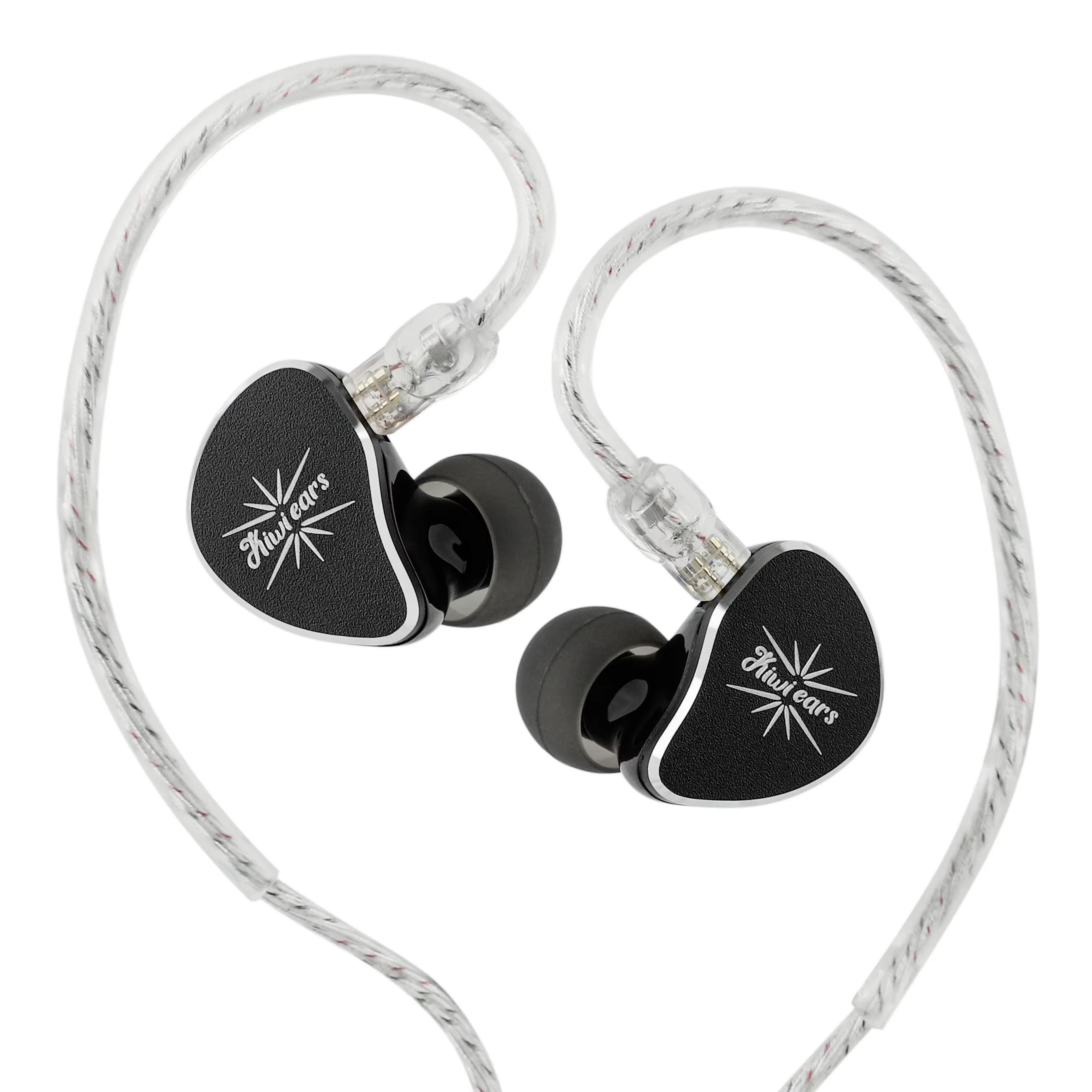 Kiwi Ears Belle 10mm DLC Dynamische Driver IEM Hifi-oortelefoons met CNC-gefreesde metalen frontplaat