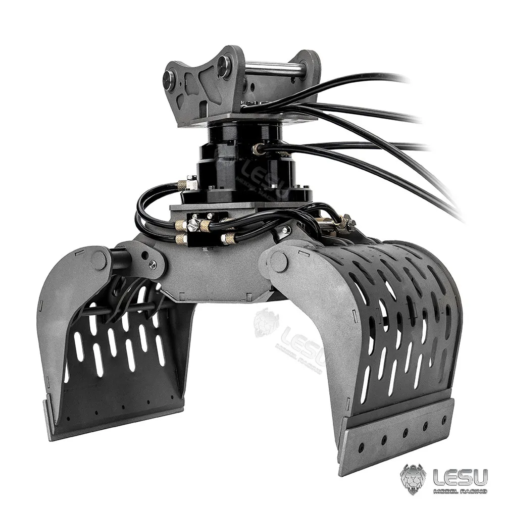 LESU für 1/14 Hydraulikbagger-Modell, Ganzmetall-Anbauteile, mechanische Klaue mit 360°-Drehung ° Rotation AT-C0033 – Detail 3