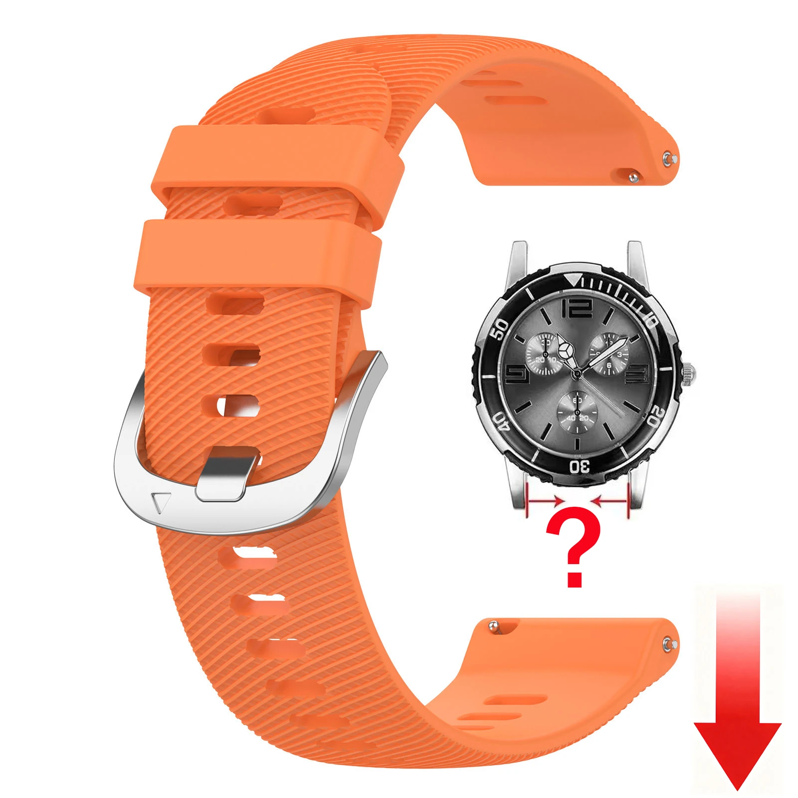 18mm 20mm 22mm Silikonarmband für Garmin Forerunner 255 255S 245 165 158 55/ Venu 4 3S 2S 2Plus /Vivoactive 6 5 4 3 Uhrenarmband