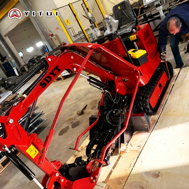 حفارة صغيرة مخصصة مع محرك كوبوتا - حفار صغير عالي الكفاءة 1.2 طن يورو 5/CE/EPA لمشاريع البناء #5