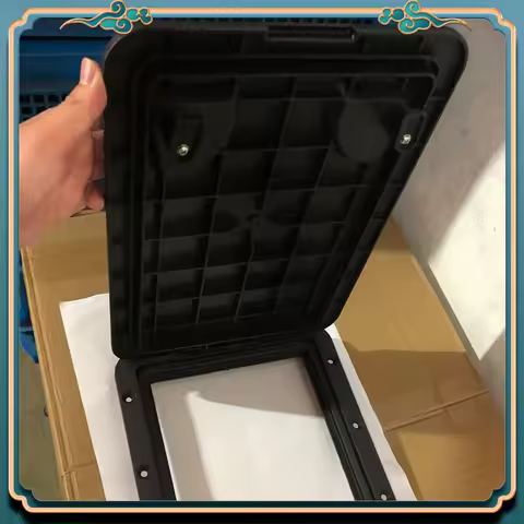 Latest Black Square Non Slip Inspection Hatch Cover Marine Deck Access Hatch &amp; Lid