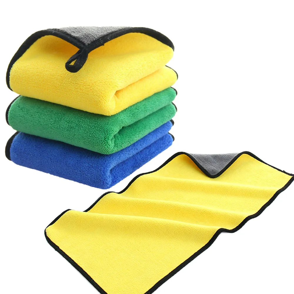 

Microfiber Cleaning Towel Extra Soft Super Absorbent Car Cleaning Cloth Professional Detailing Car Drying Towel Wash Accessories