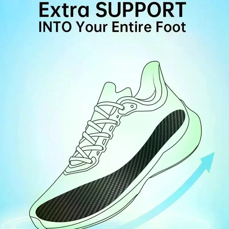 Plantillas de fibra de carbono, transpirables, para zapatos deportivos, plantillas ortopédicas para calzado deportivo, plantillas para zapatillas de hombre, para correr y practicar deportes.