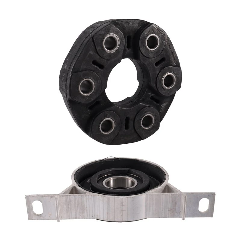 BMBY-For BMW E39 523I E46 323I Z4 E85 Compatible 26127501257 26117511454 Car Driveshaft Center Support Bearing Flex Joint Disc