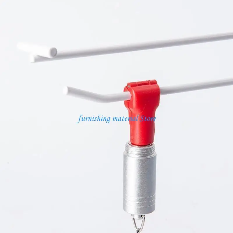 Y5GD 20pack Durability ABS Security Lock for Hook Theft Prevention 6mm Universal Hole Simple Setups