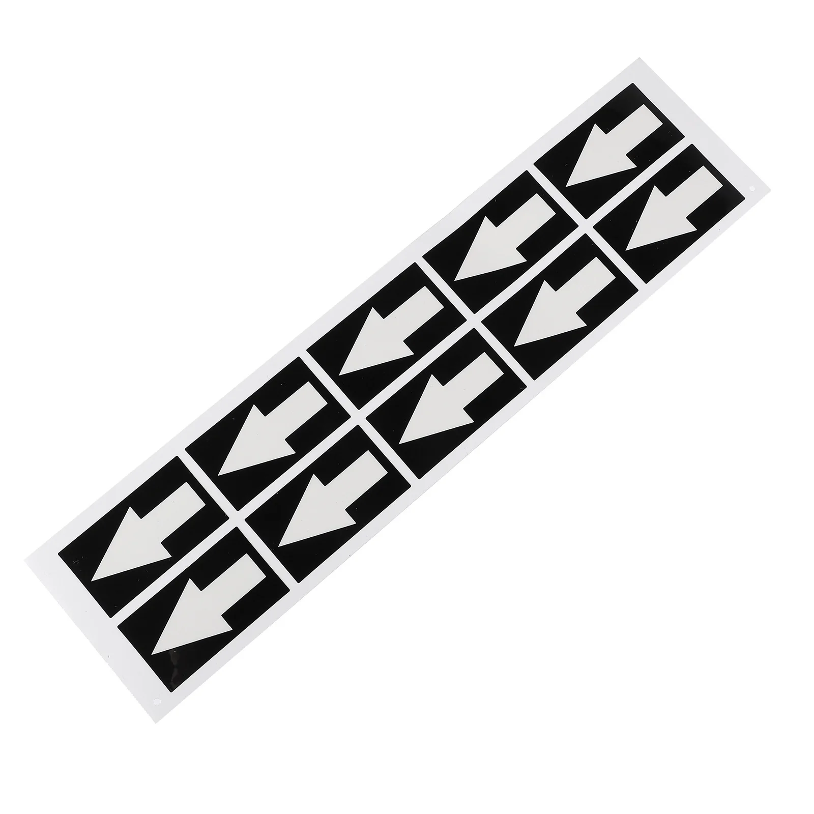 10 قطعة ملصق سهم اتجاه التدفق التصاق قوي سهل الالتصاق لصالة الألعاب الرياضية مكتب مستودع المدرسة تحذير السلامة السهم الحذر