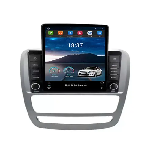 Para tesla estilo 2 din android 14 rádio do carro para jac t6 t8 2015-2028 reprodutor de vídeo multimídia gps estéreo carplay dsp rds câmera