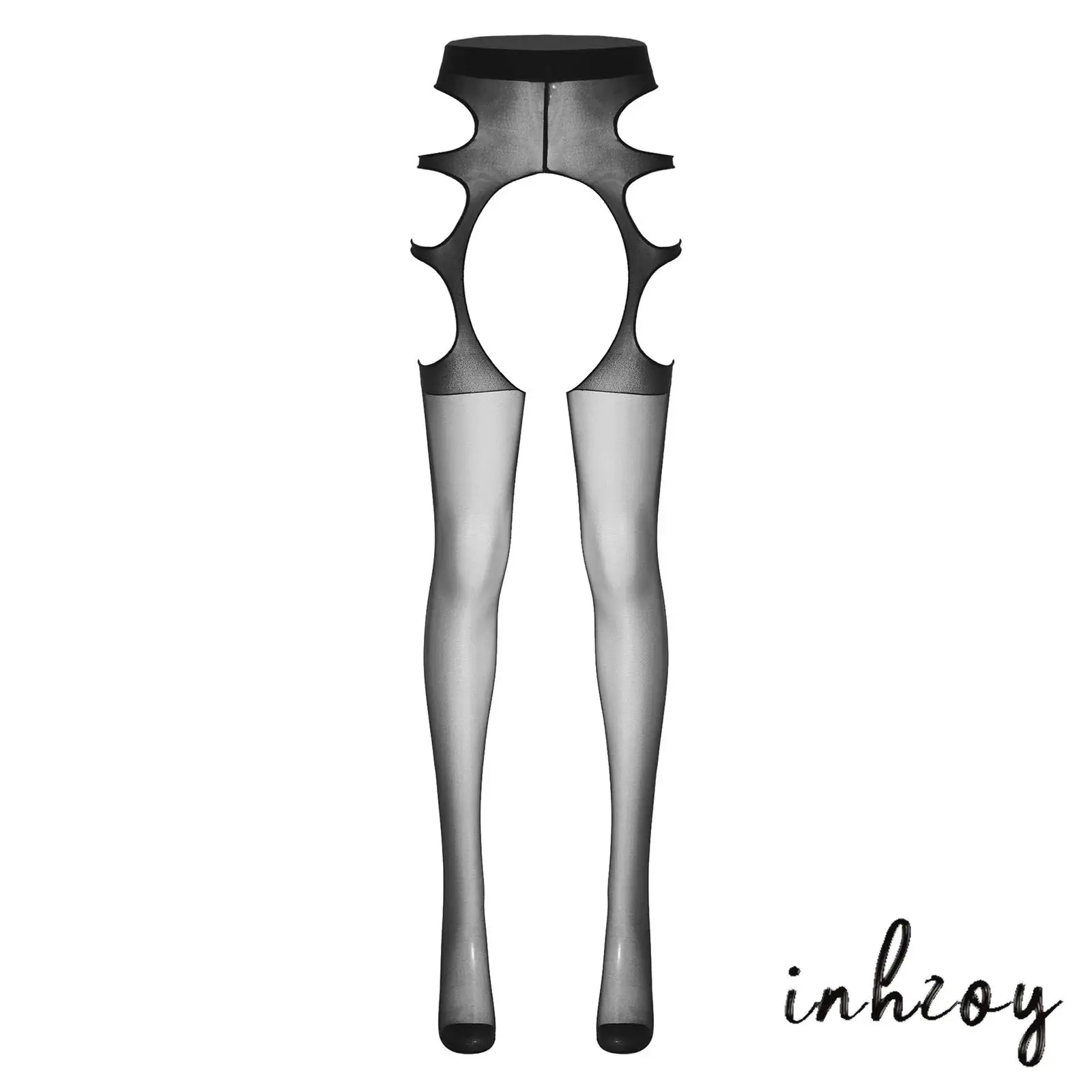 

Sexy Hollow Out Suspender Tights – Adult Womens Open Crotch Footed Pantyhose & Bodystockings for Tempting Lingerie & Nightwear