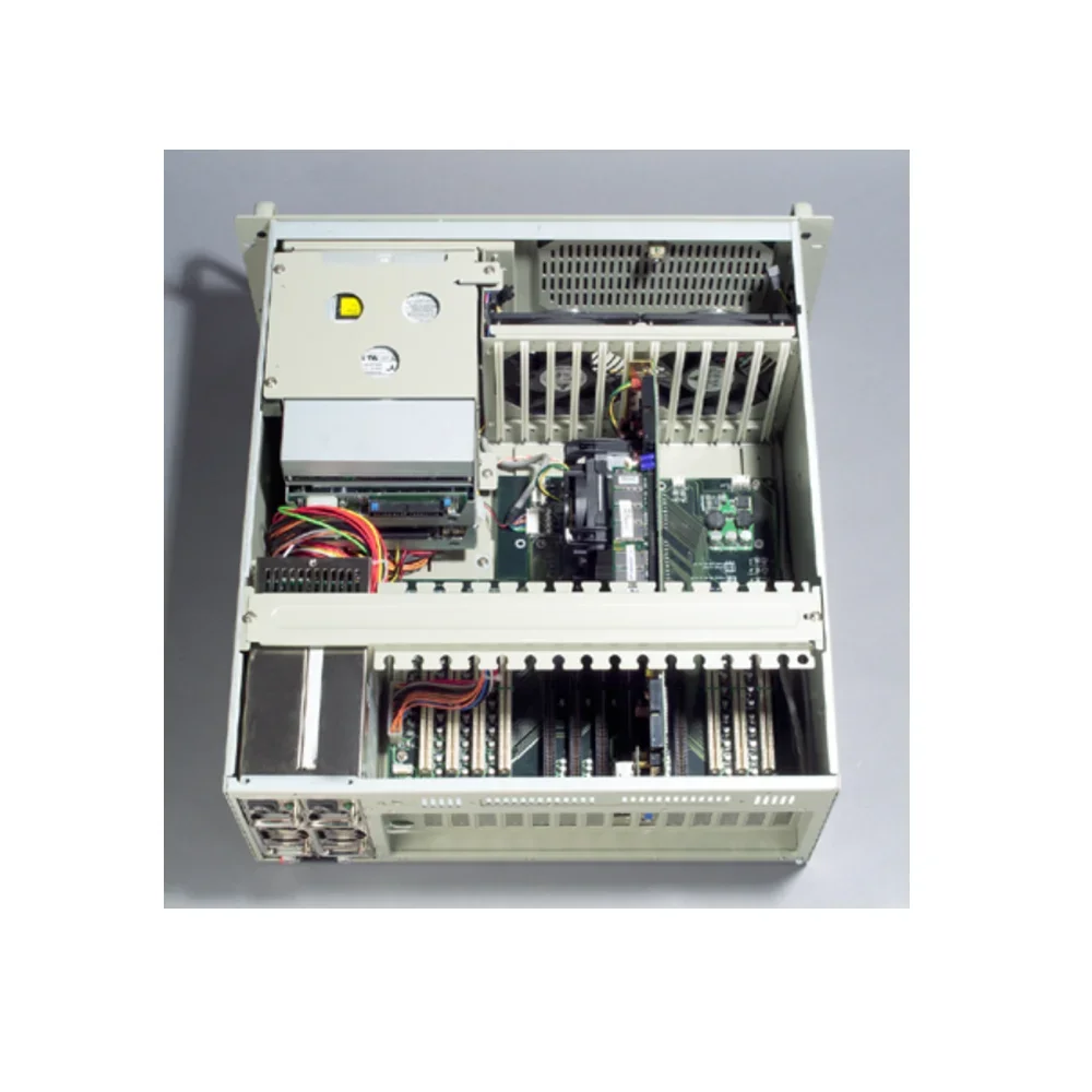 2025 Advantech IPC-610-H اقتصادي 4U Rackmount IPC Server Chassis حافظة كمبيوتر صناعية مع إشعار إنذار بصري