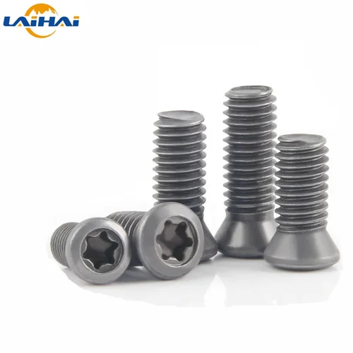 50 unids/lote M1.8 M2 M2.5 M3 M3.5 M4 M5 M6 tornillo torx para insertos de torneado de carburo herramienta de torno CNC accesorio aleación de acero 12,9