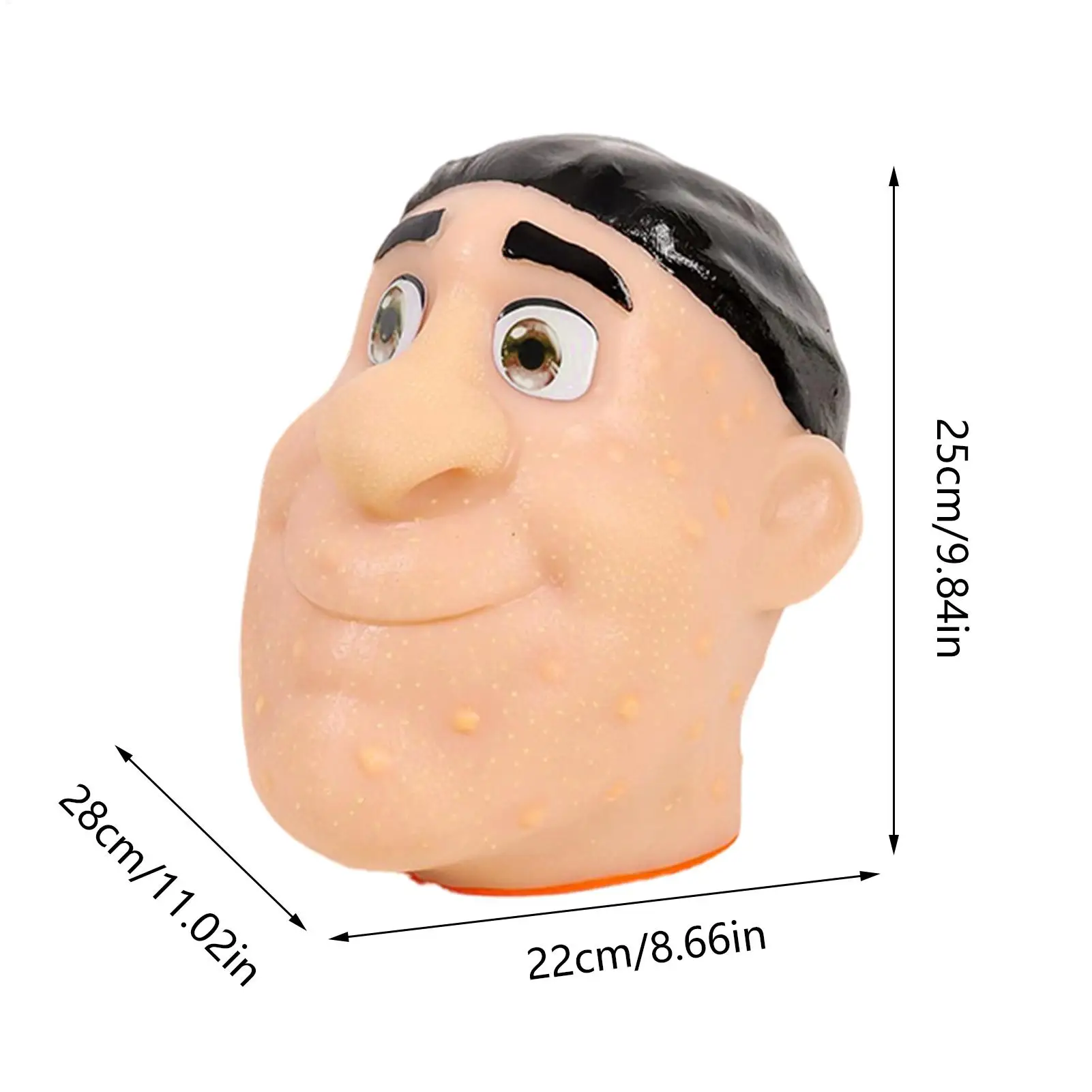 Pimple Popping Fidget Toy Head Shaped Zit Picking Squeeze Toys Reusable Sensory Activities For Adults Kids Students Holiday