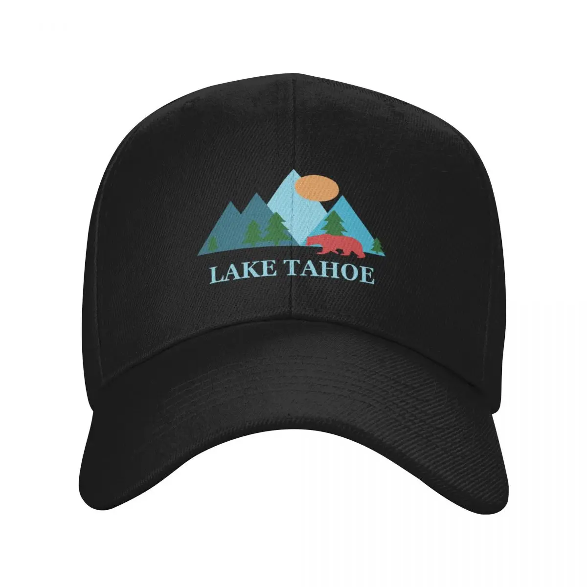 Lake Tahoe California and Nevada Nature Vacation Souvenir or Gift Baseball Cap summer hat fishing hat Boy Child Women's