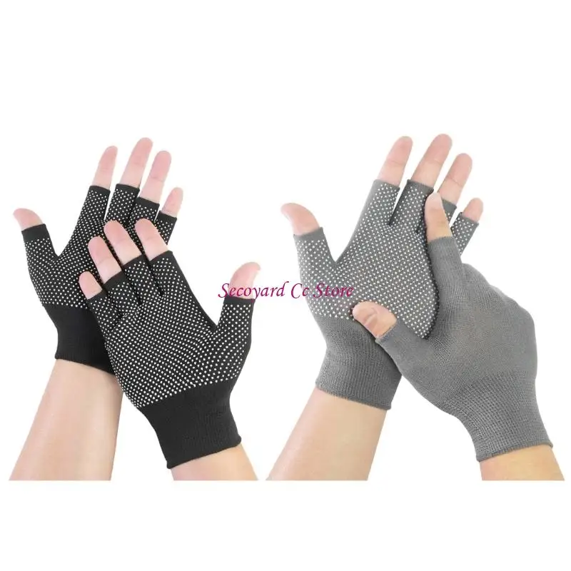 

N3UC Набор из 10 дышащих нейлоновых перчаток без пальцев, обеспечивающих защиту от скольжения и длительный комфорт при различных