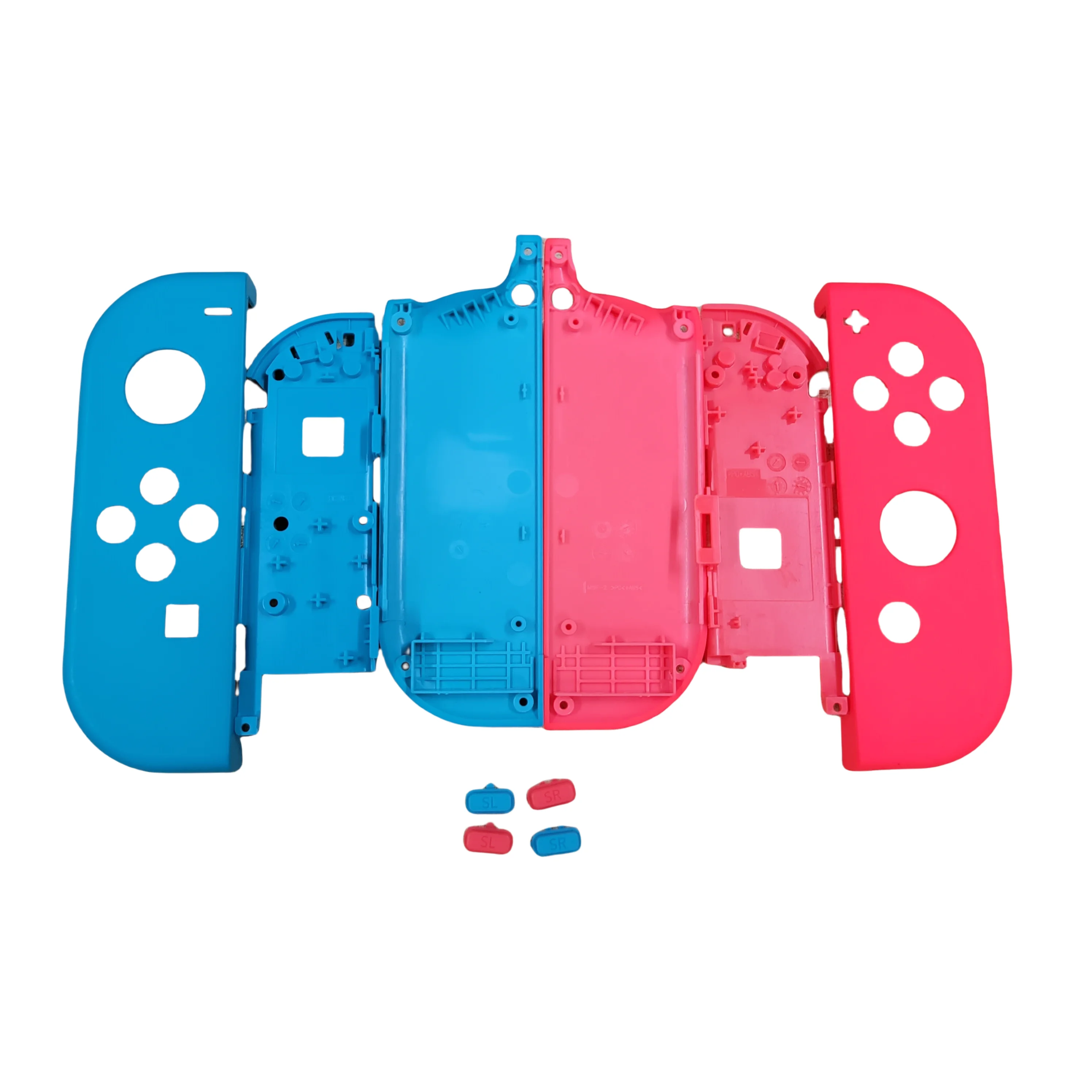 Carcasa de repuesto izquierda y derecha para Nintendo Switch Joy Con controladores Joycon kit de reparación carcasa