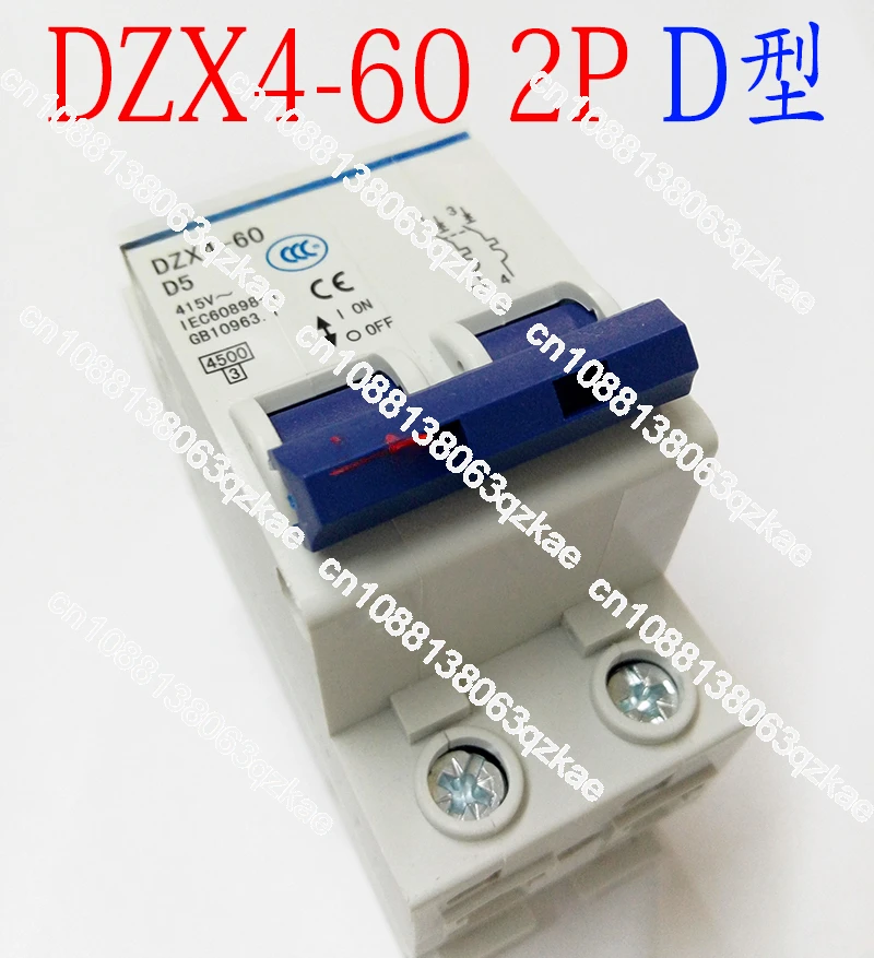 Genuine small circuit breaker DZX4-60 2P10A 15A 20A 25A 32A