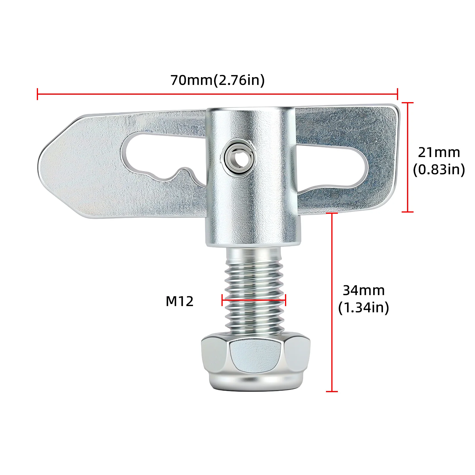 Zinc Galvanized Anti-Theft Drop Lock Catch Pin Universal For Truck Trailer RV Anti-Luce Locking Bolt Fastener T-Type Detent Pins