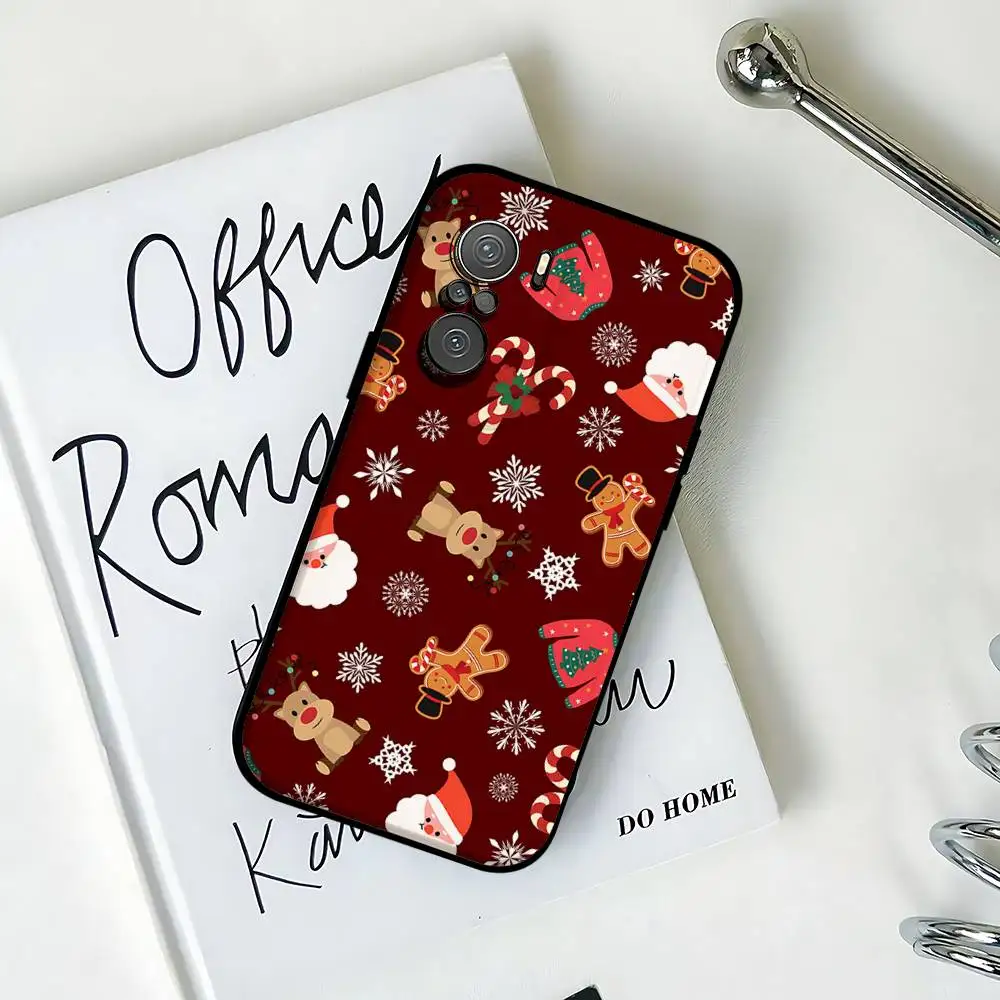 الزواج عيد الميلاد قضية الهاتف ل Xiaomi Redmi 13 12 13 12C 14C Redmi ملاحظة 14 13 12 برو زائد 12S 11S 11 10S غطاء ناعم #6