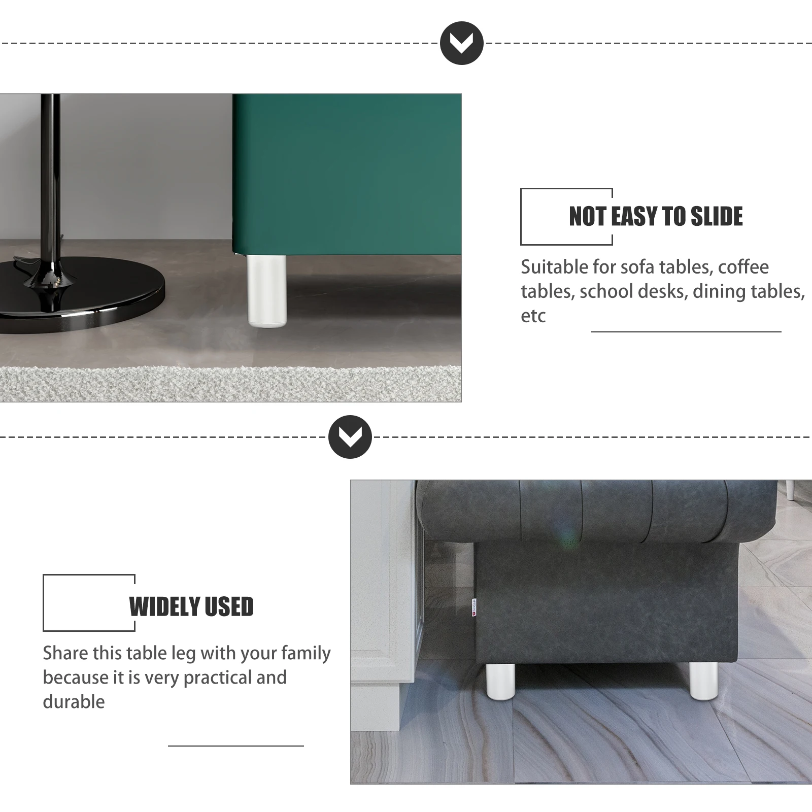 

2pcs Furniture Legs Adjustable Table Feet Cabinet Legs Chair Feet Replacement Durable Aluminium Alloy Sturdy Sofa Coffee Table