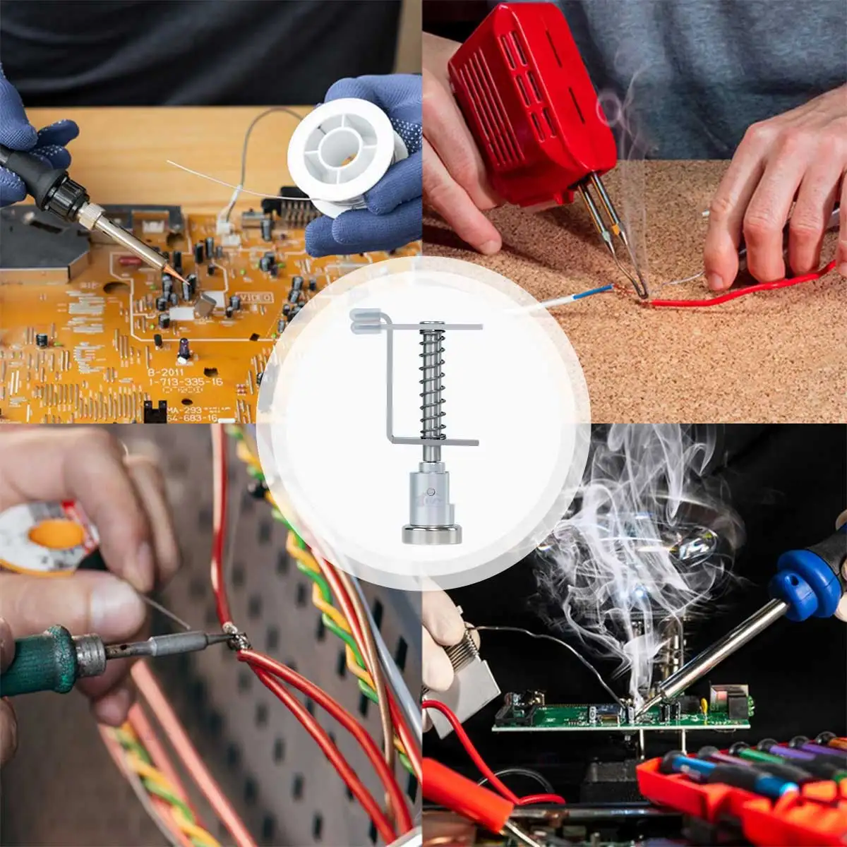 HZY H-07 Multifunktionale magnetische Universa-Federklemme 90 °   Rotationsplattenhalter für die Debugging präziser Schweißteile