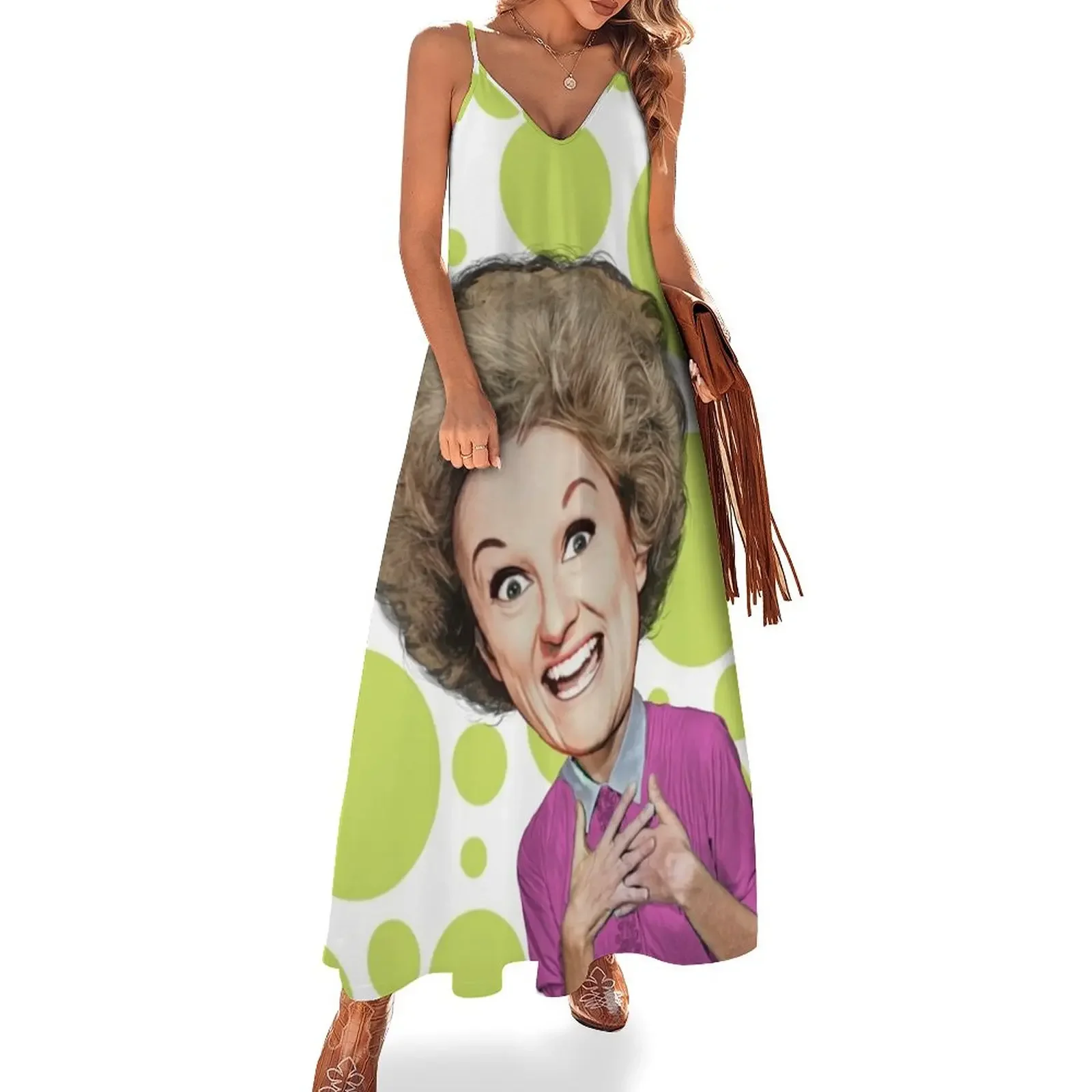 

Phyllis Diller Sleeveless Dress summer outfits for women 2024 clothes