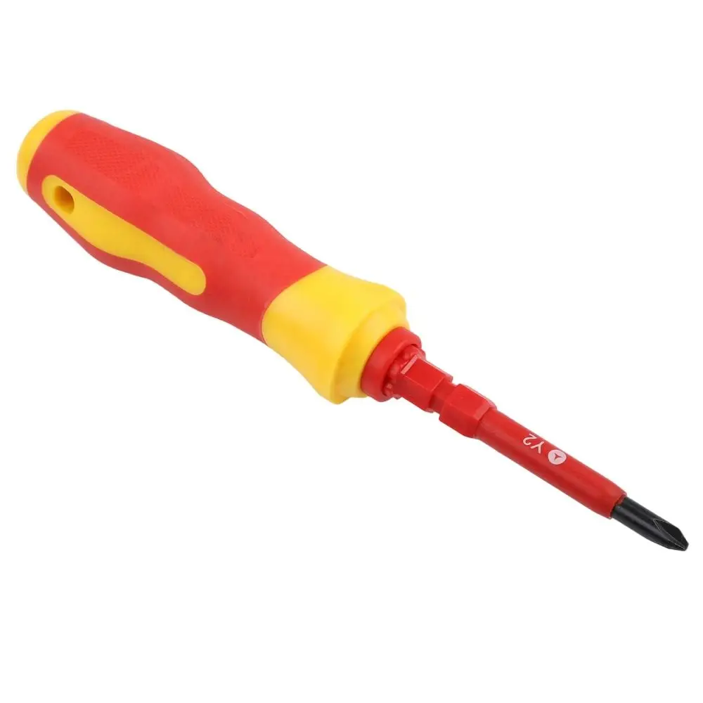 1000 V Insulated Electrician Repair Tools Kit Magnetic Slotted Pozidriv Bits Magnetic Bits Phillips Bits Changeable Bits