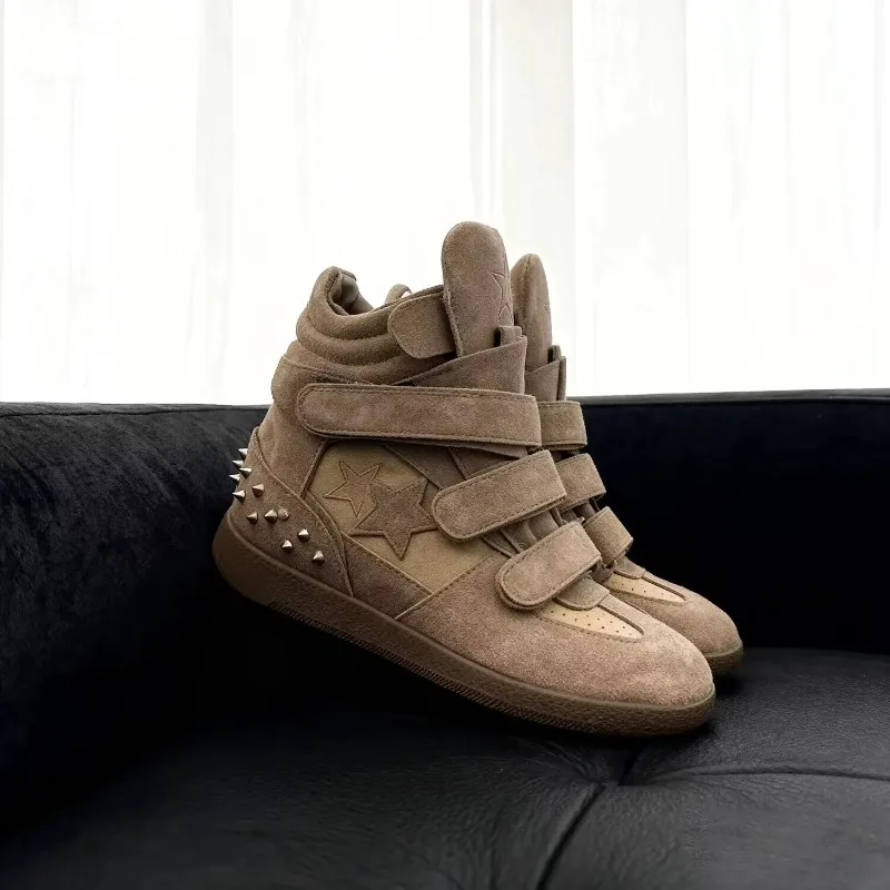 Bottes de luxe pour femmes, bottines décontractées montantes tendance, baskets haut de gamme pour femme, bottes en cuir de créateur, Botas Mujer