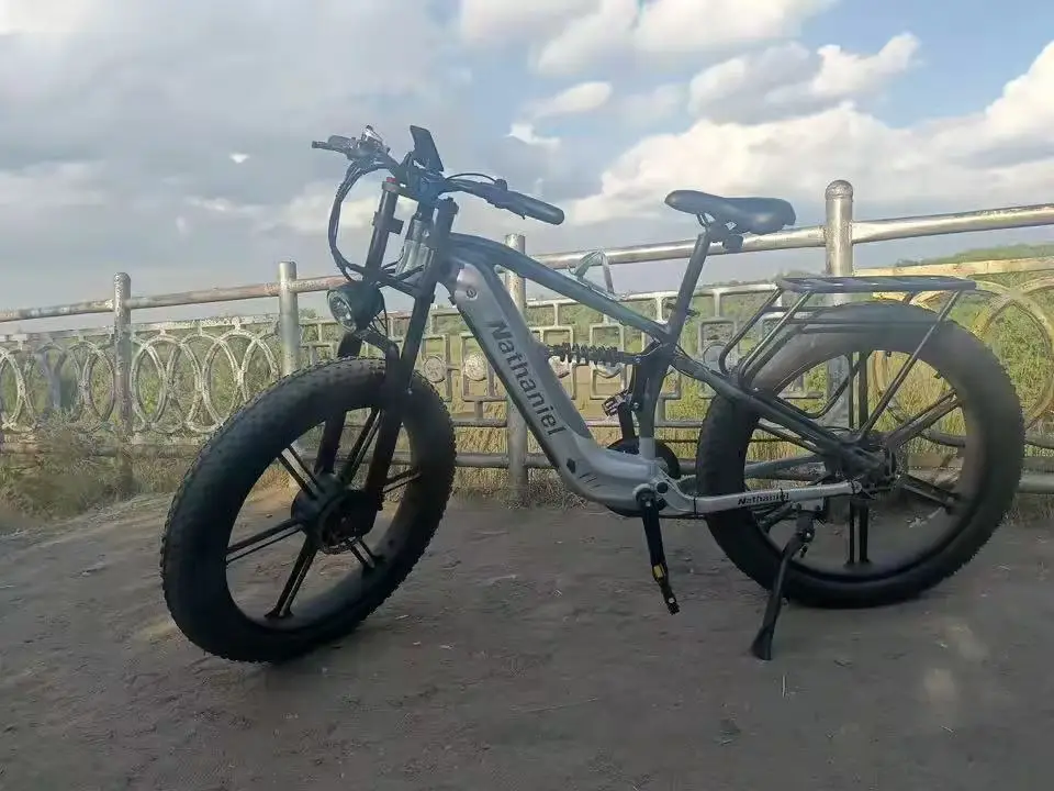 Nathaniel SYR09 Dual Motor 2000W Electric Bike 48V 40Ah Mountain E-Bike 26*4.0 Fat Tire All Terrains Off-Road Electric Bicycle image 17