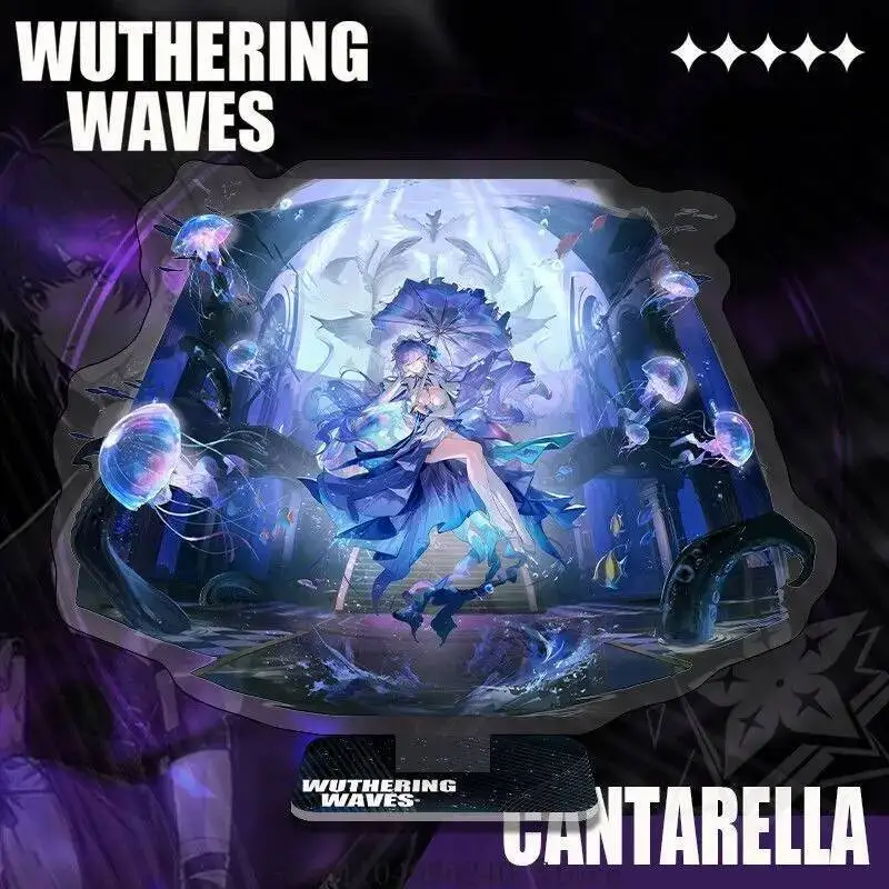 

Anime GAME Wuthering Waves Verina Cantarella Anke Jiyan Anime Acrylic Stand Model Plate Desk Decor Standing Sign Desktop Mascot