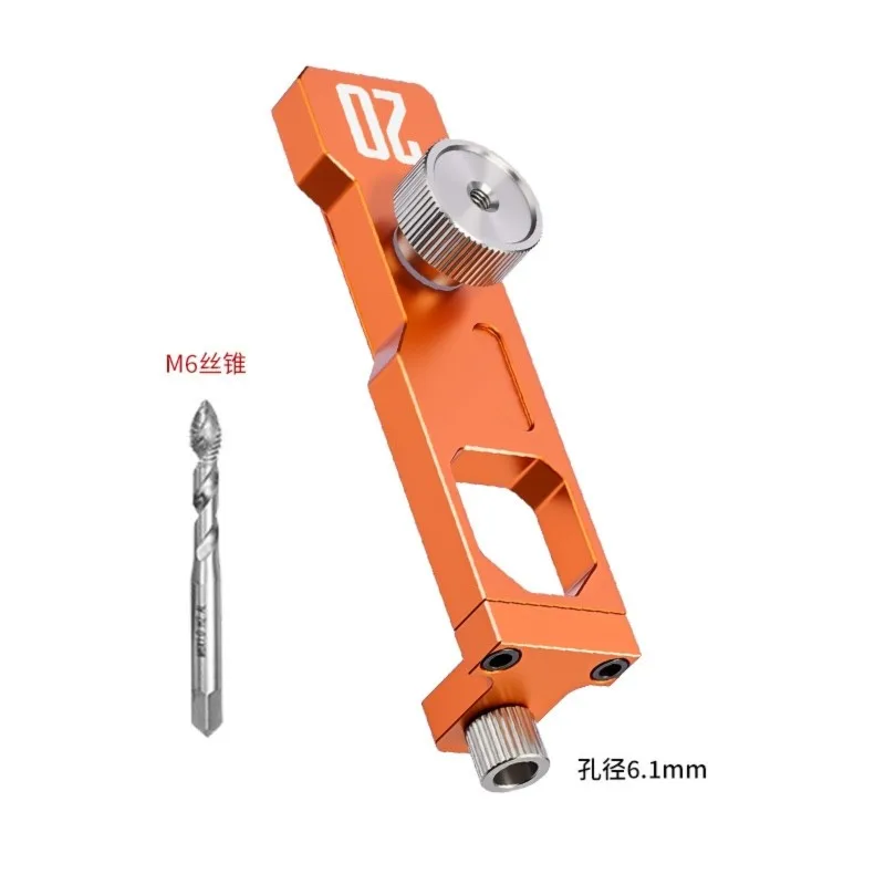 ABVJ-Woodworking Aluminum Profile Drill Guide Punch Locator Tapping Fixture 40 Series Drilling Jig Hole Positioning Tool