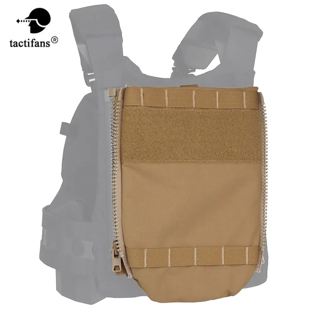 Hunting Vest Tactical Adapt Back Panel Water Hydration Carrier Side Zippers Attachment To FCPC V5 3L Bladder Reservoir Airsoft