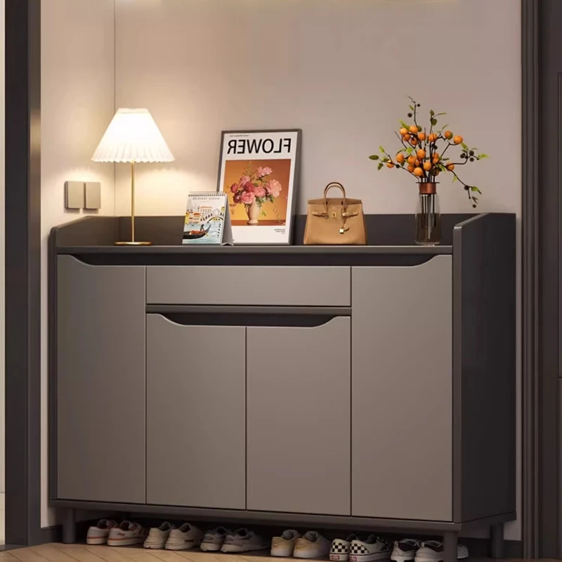 

Cheap Beautiful Shoe Cabinet Wood Storage Design Modern Metal Shoe Cabinet Wood Space Saving Szafka Na Buty Furniture For Home