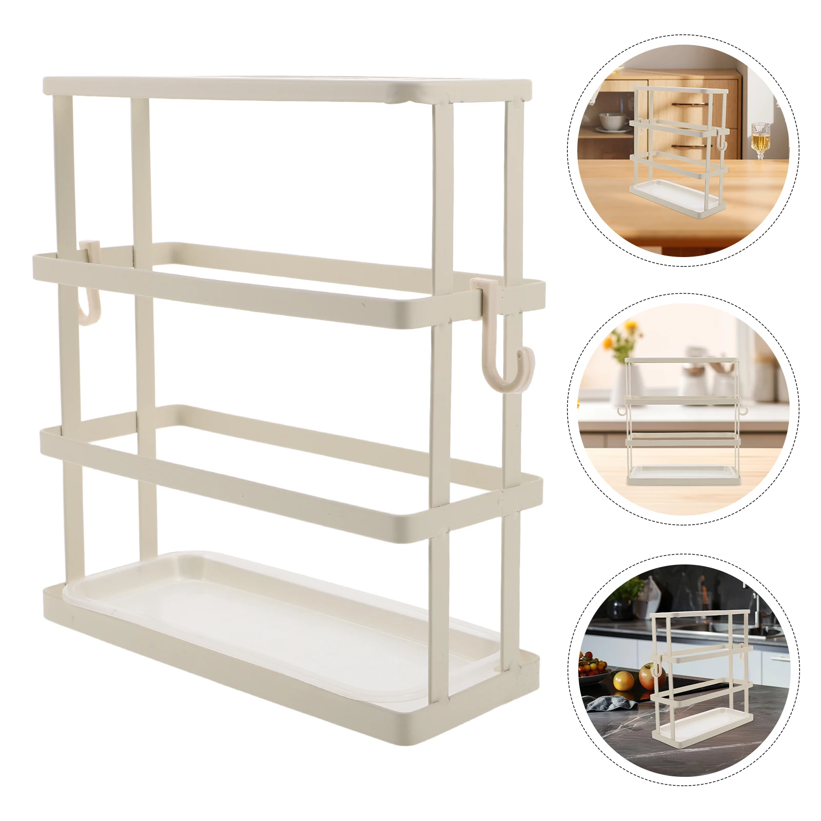 

Multifunctional Carbon Steel Scissors Chopping Board Holder Countertop Wall Mounted Stand Space-Saving Knife Storage