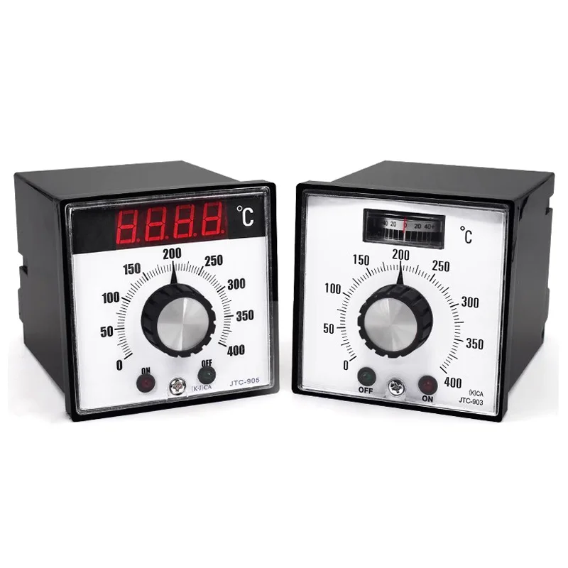 400℃ Temperature Control Instrument JTC-903 JTC-905 knob Adjustment K-Type Input Temperature Controller 110/220V